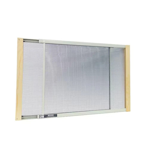 In grey aluminum - x, in.