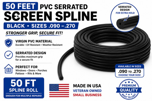 Feet pvc serrated screen - feet,